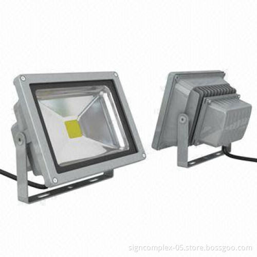 LED Floodlights with 0.23A Maximum Current and IP65 Rating